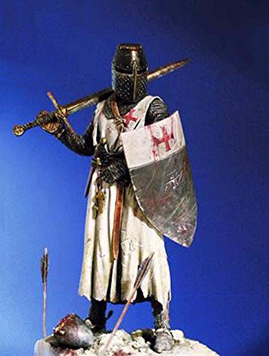 Figura de Resina Caballero Templario 1:18 miniatura 1