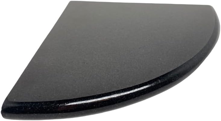 Miniatura 7 de Tenedos Estante de ducha de granito negro absoluto de alta calidad para baño, pulido en ambos lados, 9 pulgadas, sin mantenimiento, resistente a las