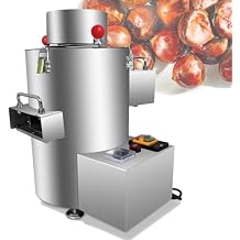 Automatic Chestnut Peeling Machine Electric Chestnut Peeling Crushing Machine Automatic Descascarillado Opening with Kernel Separator for Notch Peeling Dual-Use