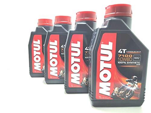 Kit Tagliando Olio Motul 7100 10W60 Filtro Per Suzuki 600i Max - Foto 9