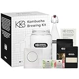 Kombucha Brewing Kit Bio, Kombucha Starter Set mit Bio-SCOBY Starterkultur und...