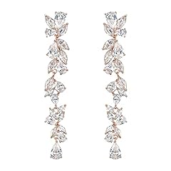 Clear Rose Gold Tone