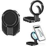 2026 New 3 in 1 Magnetic Suction Cup Phone Mount, 18 Strong Suction Cups Car Phone Holder, 360° Rotatable Universal Phone Stand for Gym Kitchen Home Office.(1PC)