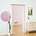 Transcosy String Curtains for Doorways Glitter Beaded Curtains Door Sparkle Beads Curtain Open Closet Laundry Hanging Hippie Glisten Beads Window Girls Panel (Light Pink, 39