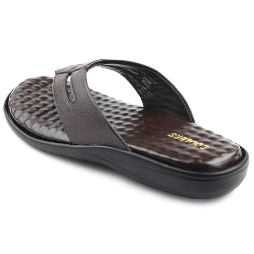 Image of Liberty Coolers HML-2E Casual Slipper For Men With PU Sole | Comfortable and Lightweight | Trendy Design | Soft Insole | Stylish Footwear and Cushioned Footbed