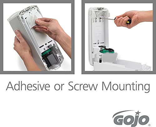 Image of GOJO ADX-12 Push-Style Foam Hand Soap Dispenser, Gray, for 1250 mL GOJO ADX-12 Foam Hand Soap Refills (Pack of 1) - 8884-06