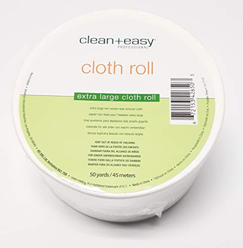 Clean+easy Extra Large Non-woven Wax Remover Cloth Roll