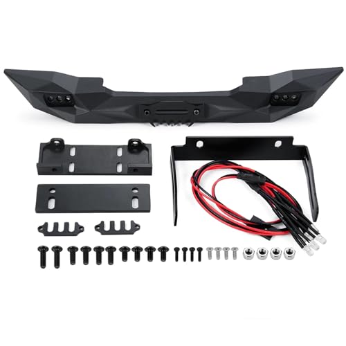 Pièces rechange voiture RC pare-chocs avant alu Axial SCX10 II TRX-4 1/10