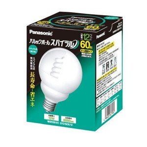 Amazon | Panasonic パルックボール スパイラル 60 ナチュラル色(昼