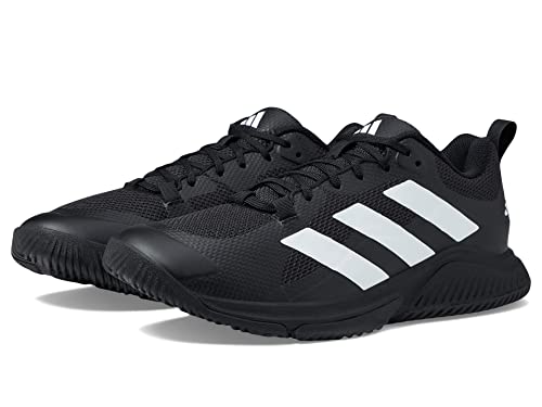 Adidas Women's Court Team Bounce 2.0 Sneaker, Black/Black/Grey, 7.5 #TOP3
