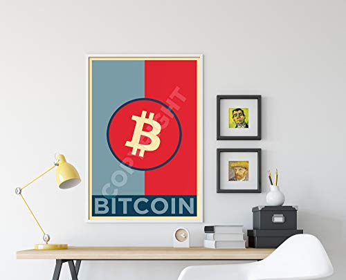 Bitcoin Art Print - Hope - Photo Poster Gift - Cryptocurrency Crypto Finance BTC // Size: A5 (148 x 210 mm) - Image 3