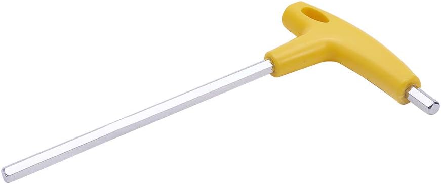 Utoolmart T-Griff Sechskantschlüssel 4mm Aus S2-Stahl – 185mm Gesamtlänge, Ergonomisch
