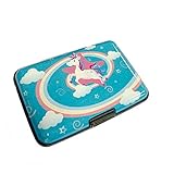 Platz für ca. 10 Karten Kartenetui Kartenkoffer Auswahl Kartenkoffer Visitenkarten Koffer Kunststoff - vertrieb durch ABAV (Einhorn 8)