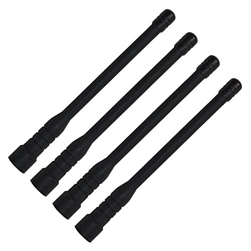 HQRP 4-Pack VHF High Gain Antenna Compatible with Vertex Standard ATU6B, FT-60R, VX-P829, VX-P920, VX-P924, VX-P929