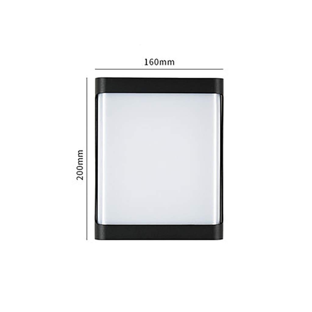 Luminaire extérieur étanche en aluminium anti-rouille pour porte d'entrée