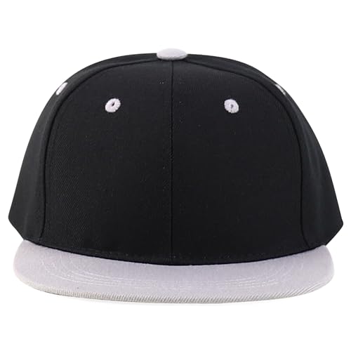 Image of Trendy Apparel Shop Infant to Youth Plain Structured Flatbill Snapback Cap