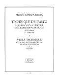  Marie-therese chailley: technique de l\'alto vol.1 (viola solo)