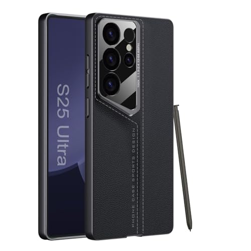 Étui pour Samsung Galaxy S25 Ultra résistant antichoc coque cuir fin
