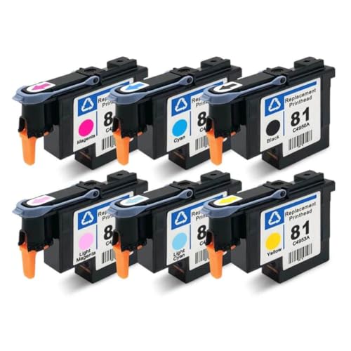 Cabezal de impresión para Designjet 5000 soluciona líneas blancas kit completo 6 colores
