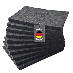 Familienmomente 10er Prickelfilz Anthrazit Sparpaket