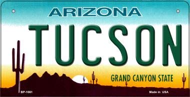 SMART BLONDE Tucson AZ Metal Bicycle Plate BP-1061