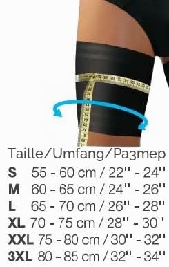 sesto senso Homme Bandes de Cuisse Anti-frottement Elastique 4 Bandes Silicone Bandeaux Black M 60-65 – vue 6