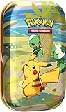 Pokémon- Amigos de Paldea – Pikachu Mini Cajas de hojalata, Color (210-45539)