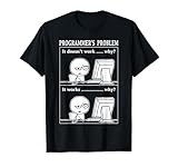 t shirt noir homme decathlon Drôle de problème de programmeur It Works Computer Science Nerd est un cadeau parfait pour tous ceux qui aiment coder et développer de nouveaux langages informatiques. Parfait comme cadeau d'anniversaire ou de Noël pour un ingénieur, un programmeur ou