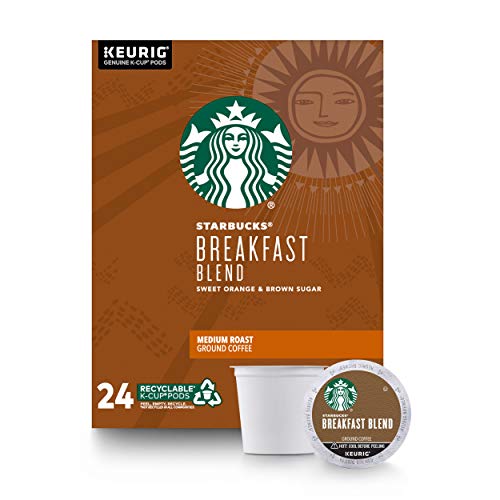 Starbucks Breakfast Blend Coffee K-Cups,24 K-Cups count,(0.44 OZ each)
