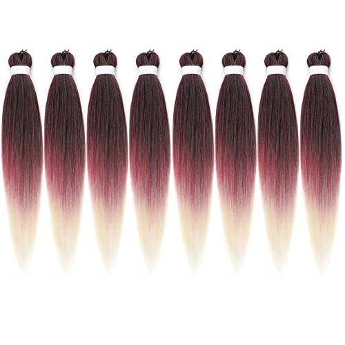 Braiding Hair Pre stretched Hair Extension Human Braiding hair Braid Hair 26inch Pack of 8