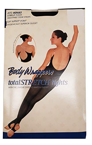 Body Wrappers A93 Totalstretch Stirrup Camisole Body Tights, Jazzy Tan, Large/Xl #TOP12
