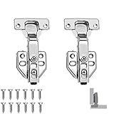 ⚙️[Angemessenes Design] Es verfügt über eine automatische Verriegelung und einen Stoßdämpfer und ist mit einer dickeren langen Feder ausgestattet, wodurch das Scharnier eine bessere Faltkraft haben kann. Die sanfte Schließfunktion verhindert das Zusammenstoßen der Tür und zieht langsam an der Tür, um eine reibungslose Bewegung zu gewährleisten. Geben Sie Ihnen ein friedliches und komfortables Wohnumfeld.