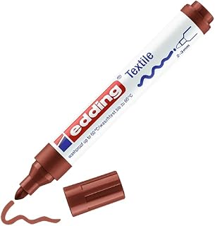 EDDING 4500 Textile T-Shirt Fabric Pen Light Blue Marker Pen 2-3mm Line