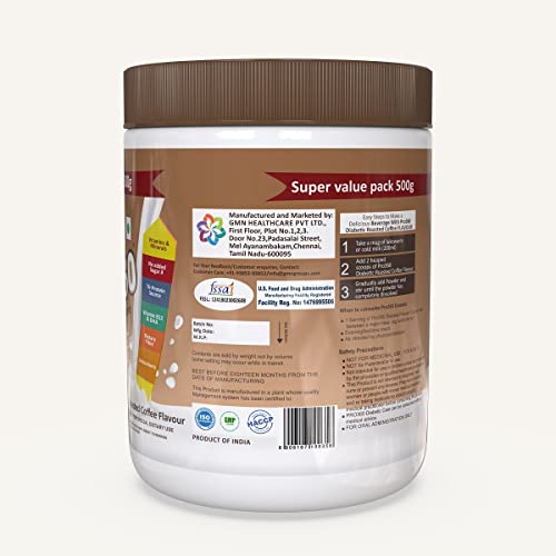 Image of Pro360 Diabetic Care Protein Powder for the Dietary Management of People With Diabetes - Helps in Managing Blood Glucose - No Added Sugar (Roasted Coffee Flavour) 500+ 500g Pack of 2