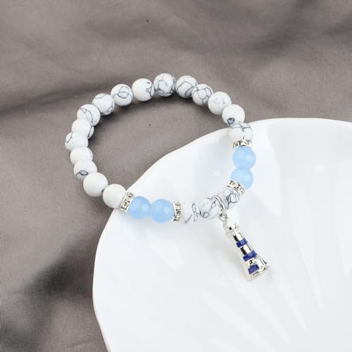 WSNANG Lighthouse Bracelet for Women Nautical Bracelet Lighthouse Fashionable Bracelet Gift for Lighthouse Lover Gifts 6