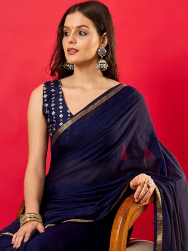 Image of AKHILAM Women's Kanjivaram Woven Soft Silk Saree With Blouse Piece
