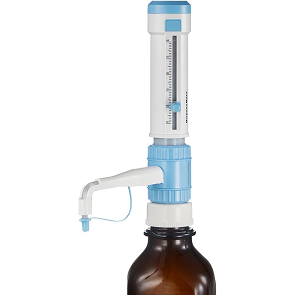 Dispensador de pipetas de laboratorio ajustable, 0.5-50 ml, fácil dispensación, preciso, sin goteo, para disolventes de investigación, mejora la eficiencia y pipetas suaves seguras, paquete de 4