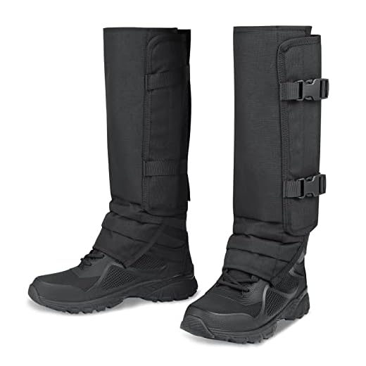 LUCKY CLOVER Snake Gaiters, Waterproof Snake Guards Bite Protection for Lower Legs, Snake Proof Gaiters Fit for Men & Women, Adjustable Size Snake Chaps for Hunting Hiking and Farm Working