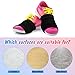 Haysandy 10 Pairs Dance Shoe Covers Over Sneakers Dance Shoe Covers Socks on Smooth Floors for Dancer Women Men Adults