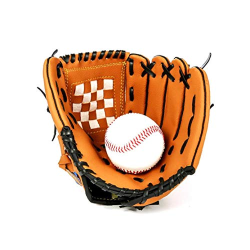Gant De Baseball en Cuir Haut De Gamme Sport Teeball Gant Et Balle De Softball Mitten Mitt pour Les Enfants Et Les… - Image 6