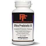 Physique Formula Probiotic 25 Billion CFU for Men & Women | 10 Probiotic Strains Vegan Non-GMO Lactobacillus Acidophilus Probiotic Supplement Capsules Digestive Health