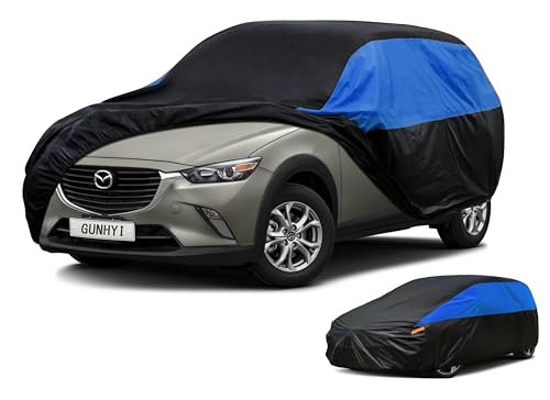 GUNHYI Waterproof Lightweight SUV Full Car Cover Custom Fit Mazda CX3 CX-3