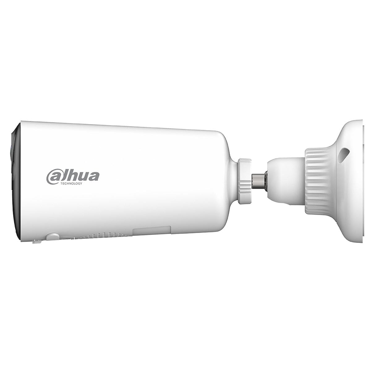 Dahua Apollo Bullet C1 4MP Kit Smart Telecamera di sicurezza Wi-Fi alimentato a batteria Dual Band con AOV, Wi-Fi 6, pannello solare incluso (bianco)