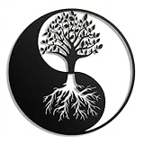 DEKADRON Metal Wall Art, Tree of Life Wall Art, Metal Yin Yang Wall Decor, Interior Decoration, Wall Hangings (28