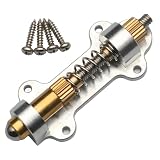 Electric Guitar Tremolo – Bridge Stabilizer Brass, Reset Function Adjuster Tuning Stopper, Spring Loaded Lock Kit | Stringed Instrument Playing Aid For Musicians Beginners Double Locking System