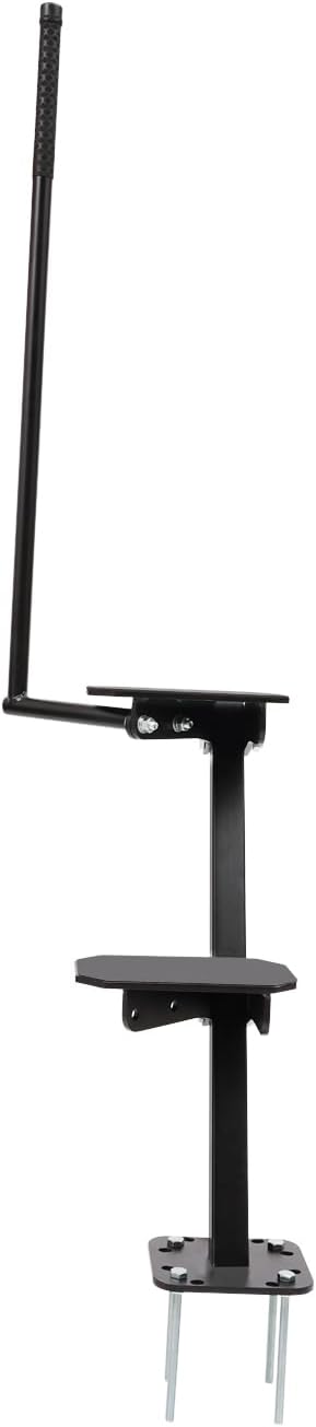 BoatTrailer Stepswith Handrail, Heavy-Duty Boat Trailer Ladder, Boat Trailer Steps, for Easy&Safe Boarding - Fit Most Bass/Pontoon Boats of Trailer Tongues