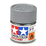 Dies ist ein 10-ml-Glas mit Acrylfarbe von Tamiya.