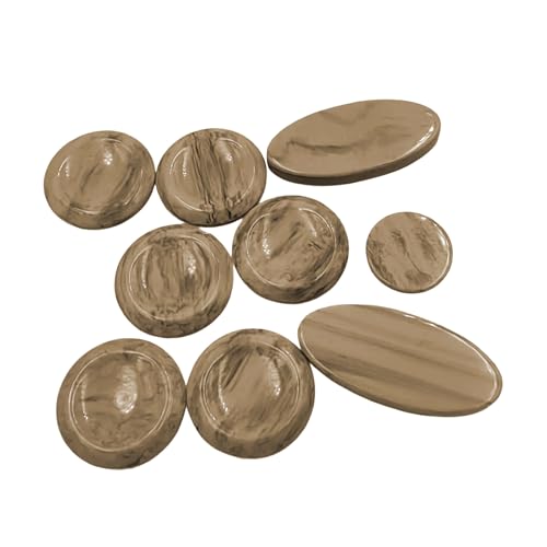 Juego de 9 almohadillas para llaves de saxofón con textura acrílica para una mayor estanqueidad y con guía de instalación (idioma español no garantizado)