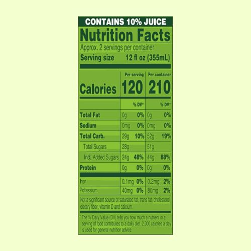 Image of AriZona Apple Lime Rickey Soda | Fruit Juice Cocktail | 22 Fl Oz (12 Pack)