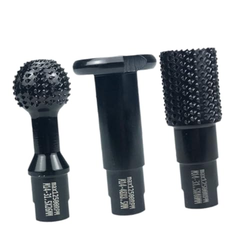 MAGICLULU Fresa Giratoria Esférica Tallar Madera Cabezal Rectificado Herramientas Carpintería Accesorio Ángulos